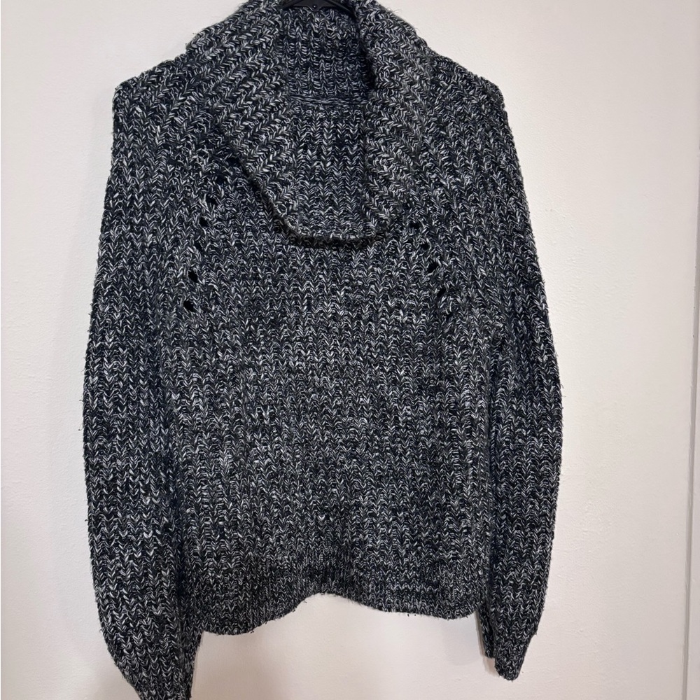 Cozy Gray Knit Sweater